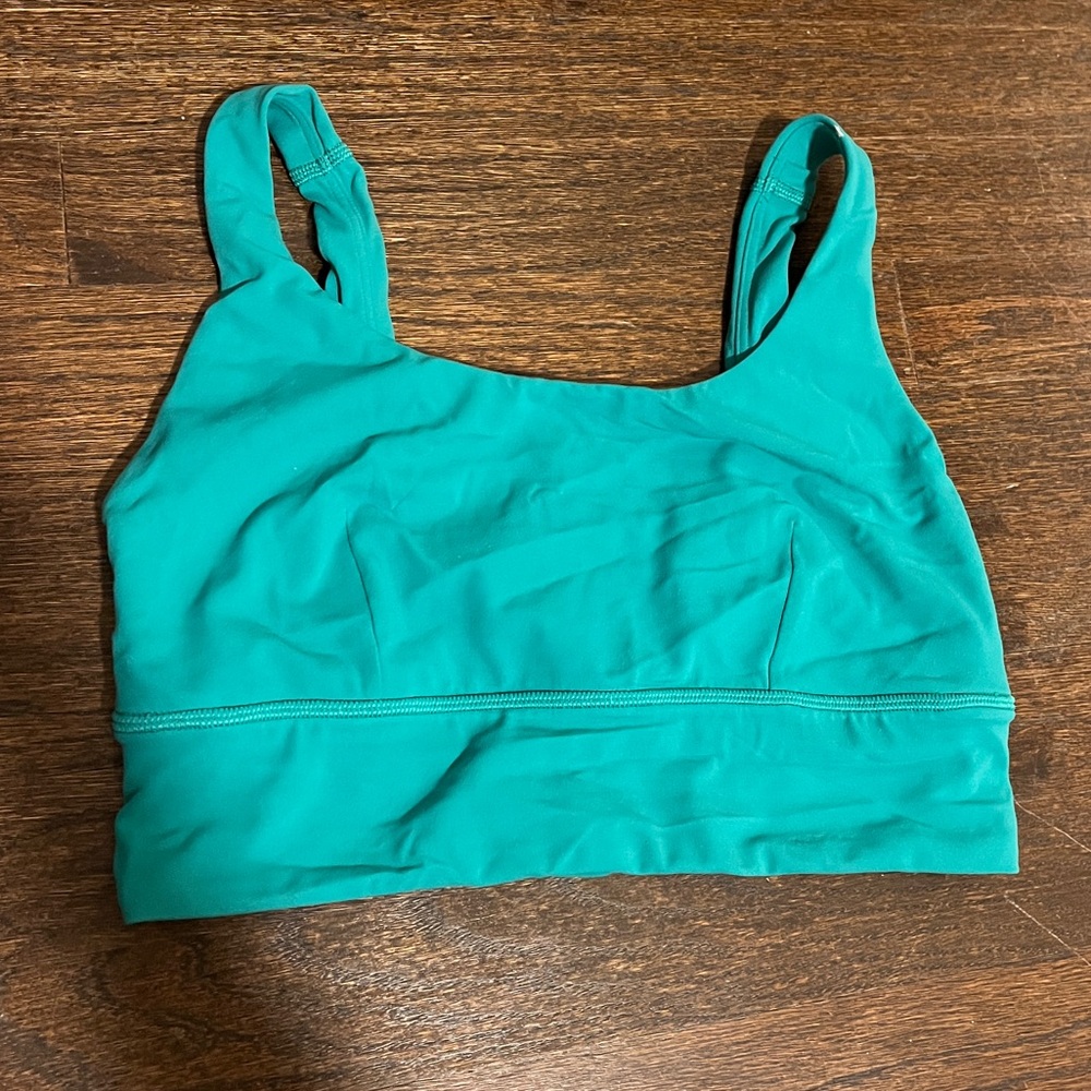 Lululemon Teal Longline Sports Bra Top